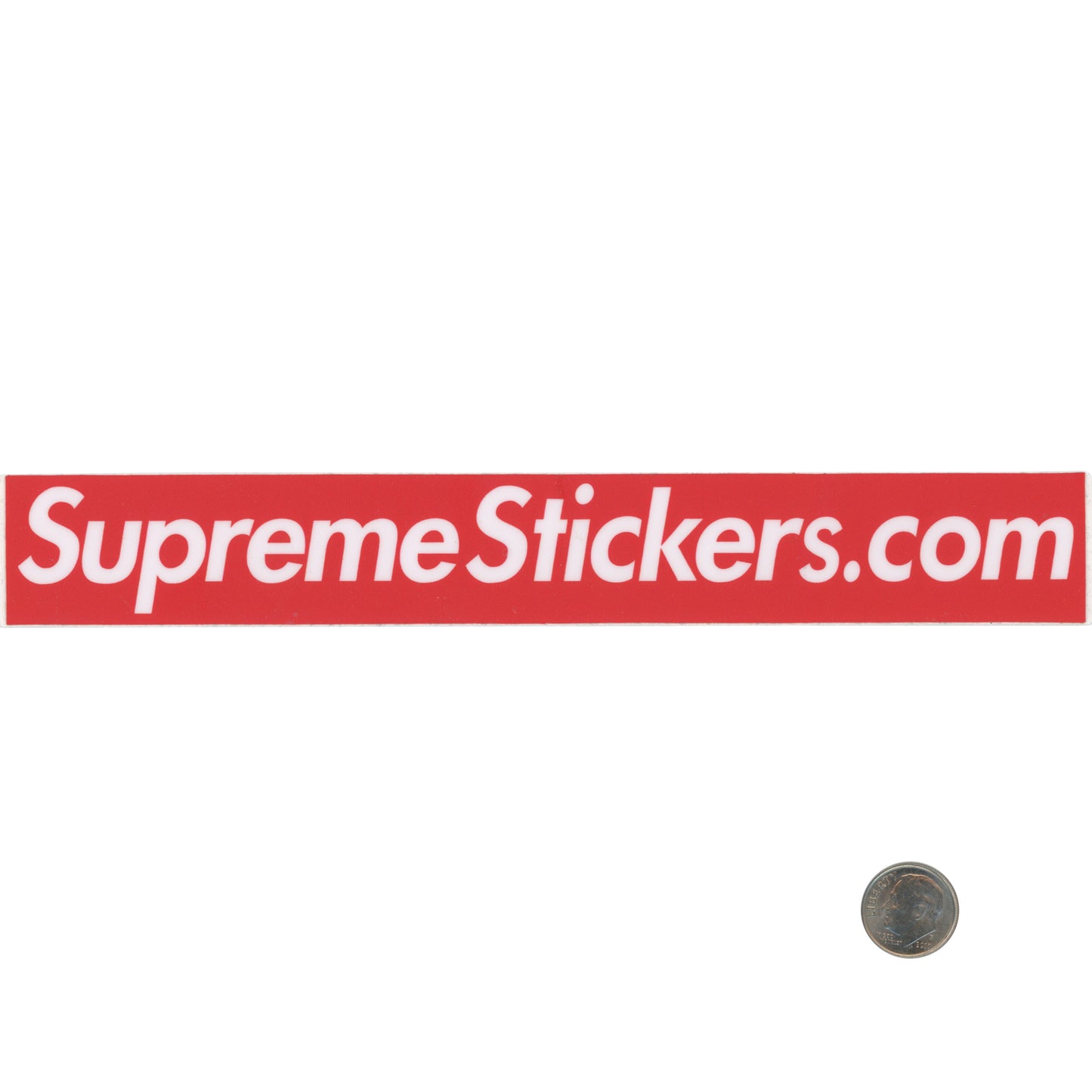 Supreme Stickers.com Red Sticker