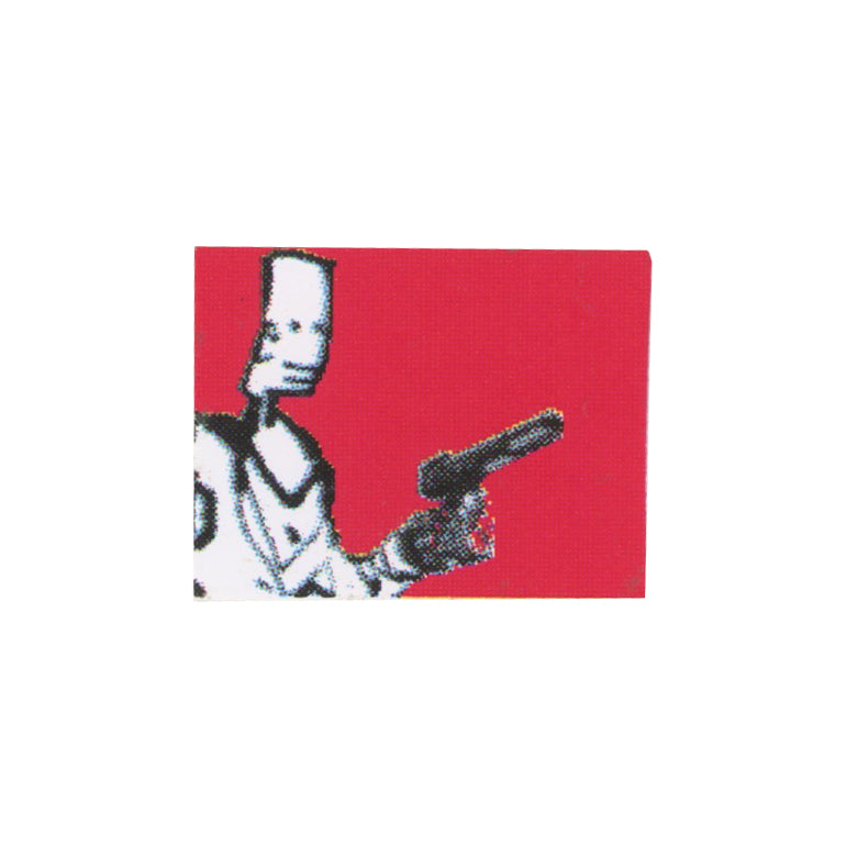 Futura 2000 Character With Gun Sticker 02