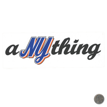 A NY Thing Large Script Logo Sticker