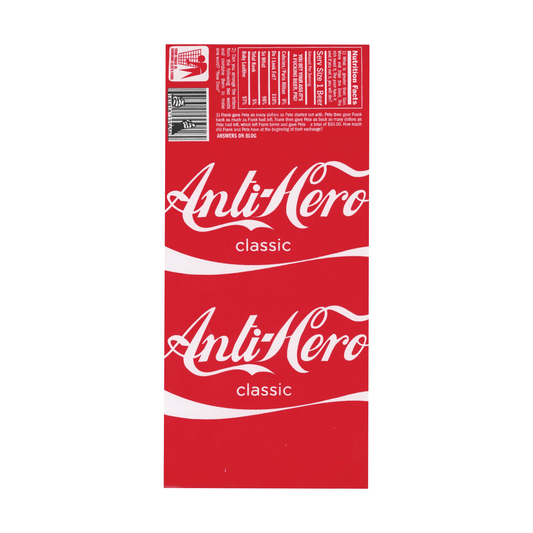 Anti Hero Classic Coke Sticker