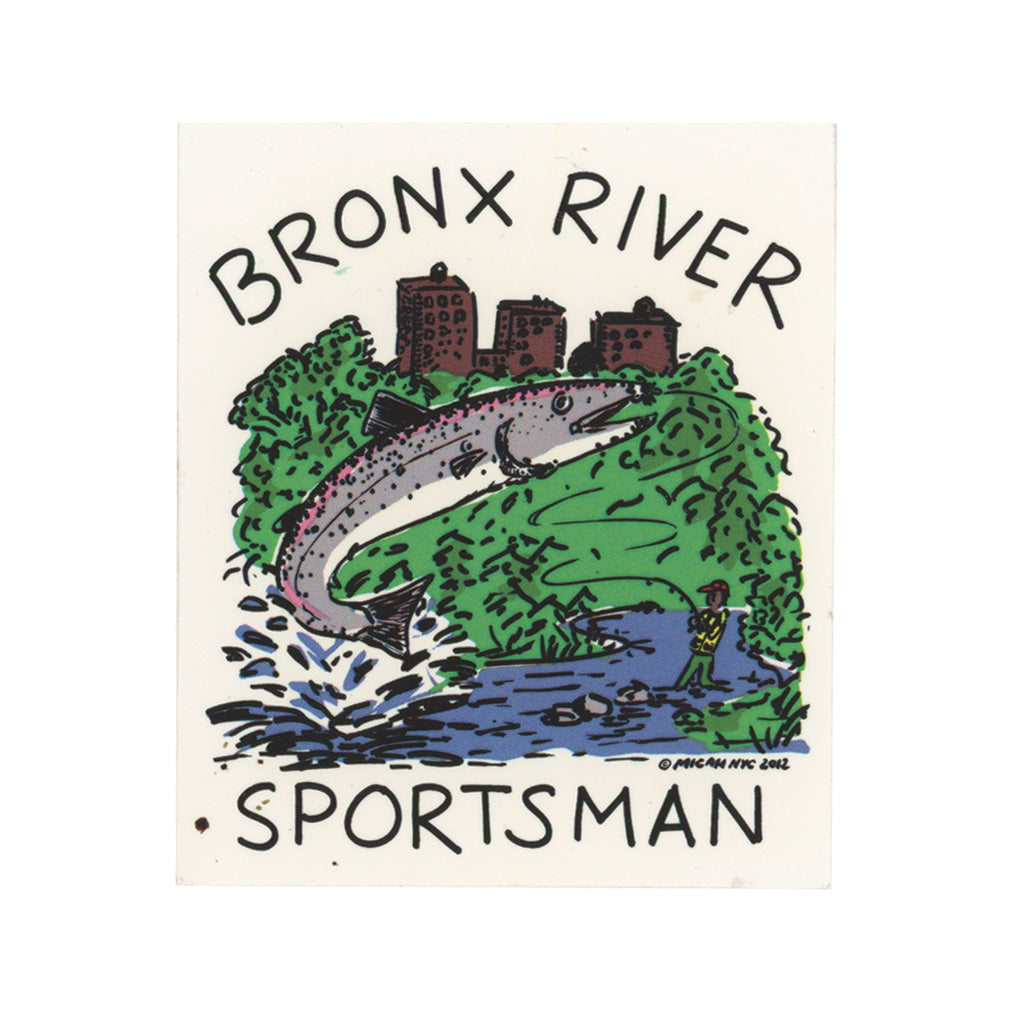 Micah NYC Bronx River Sportsman Sticker