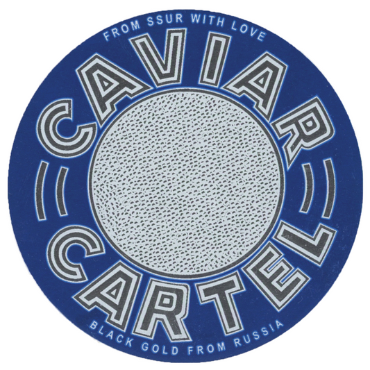 Caviar Cartel Circular Sticker