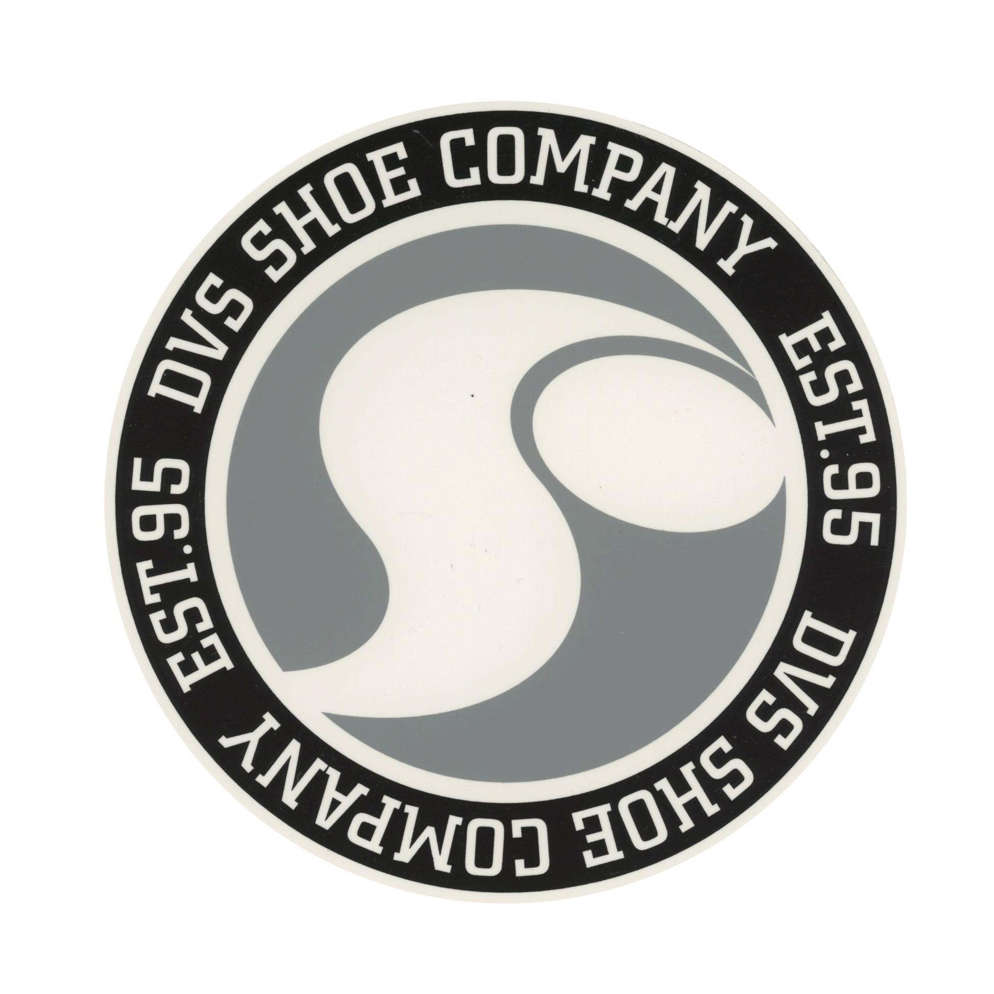DVS Shoe Company Two Tone Circle Graphic Sticker