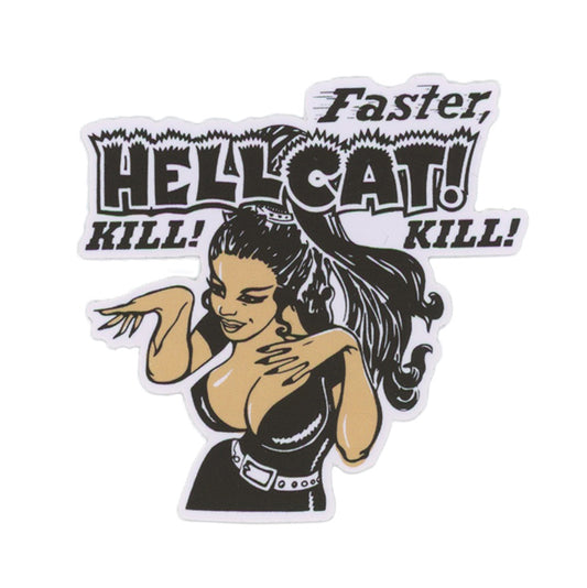 Hellcat Faster Kill Kill Graphic Sticker