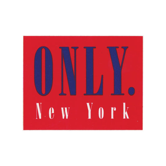 Only NY Ralph Lauren Font Red Blue White Sticker