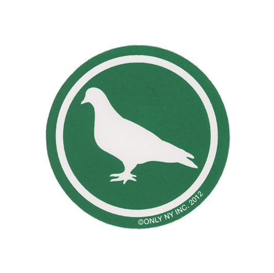 Only NY Green Pigeon Sticker