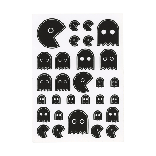 Pac-Man and Ghosts Stickers