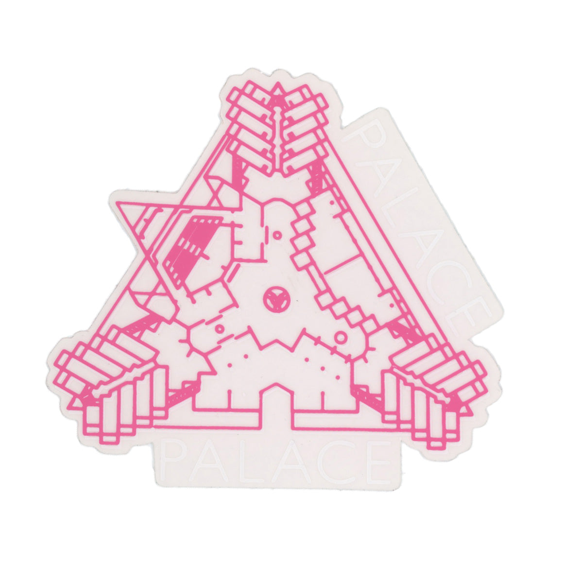 Palace Pink Technical Tokyo Store Sticker