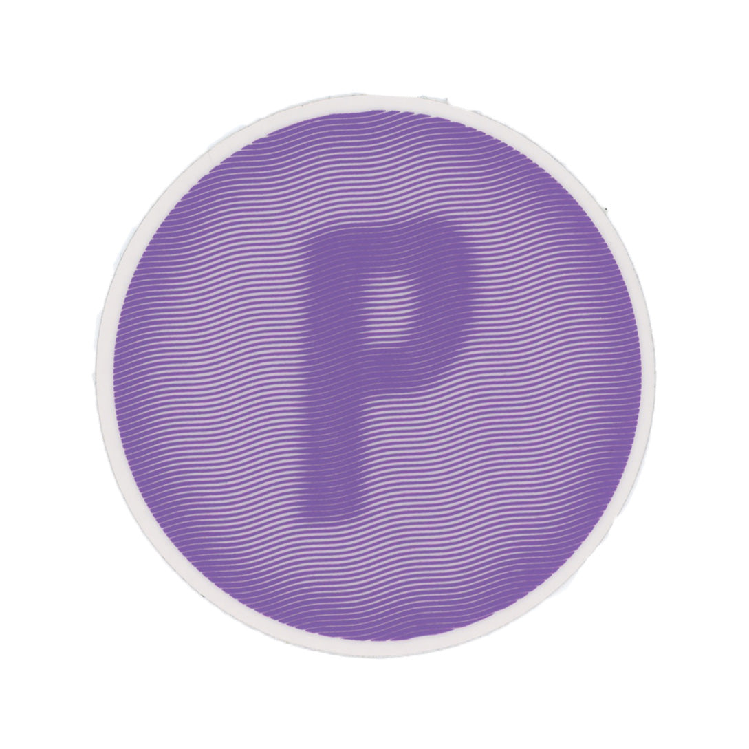 Palace P Logo Circular Purple Sticker