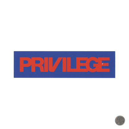 Privilege New York Blue Large Sticker