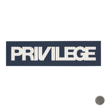 Privilege New York Black Sticker