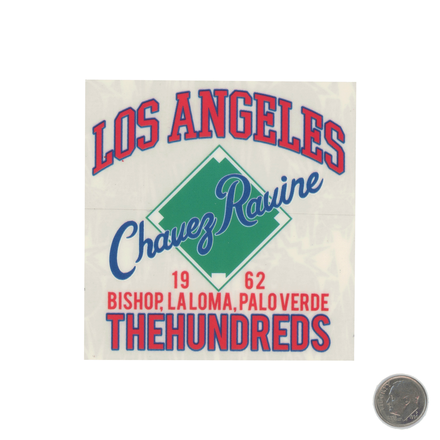 The Hundreds LA Chavez Ravine Baseball Sticker