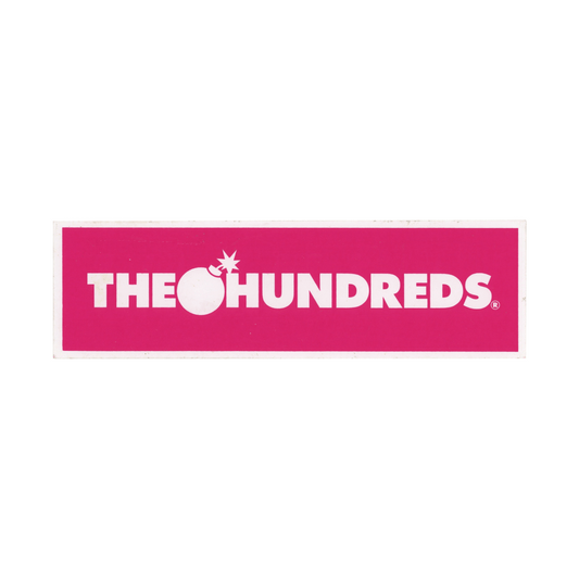 The Hundreds Pink Logo Sticker