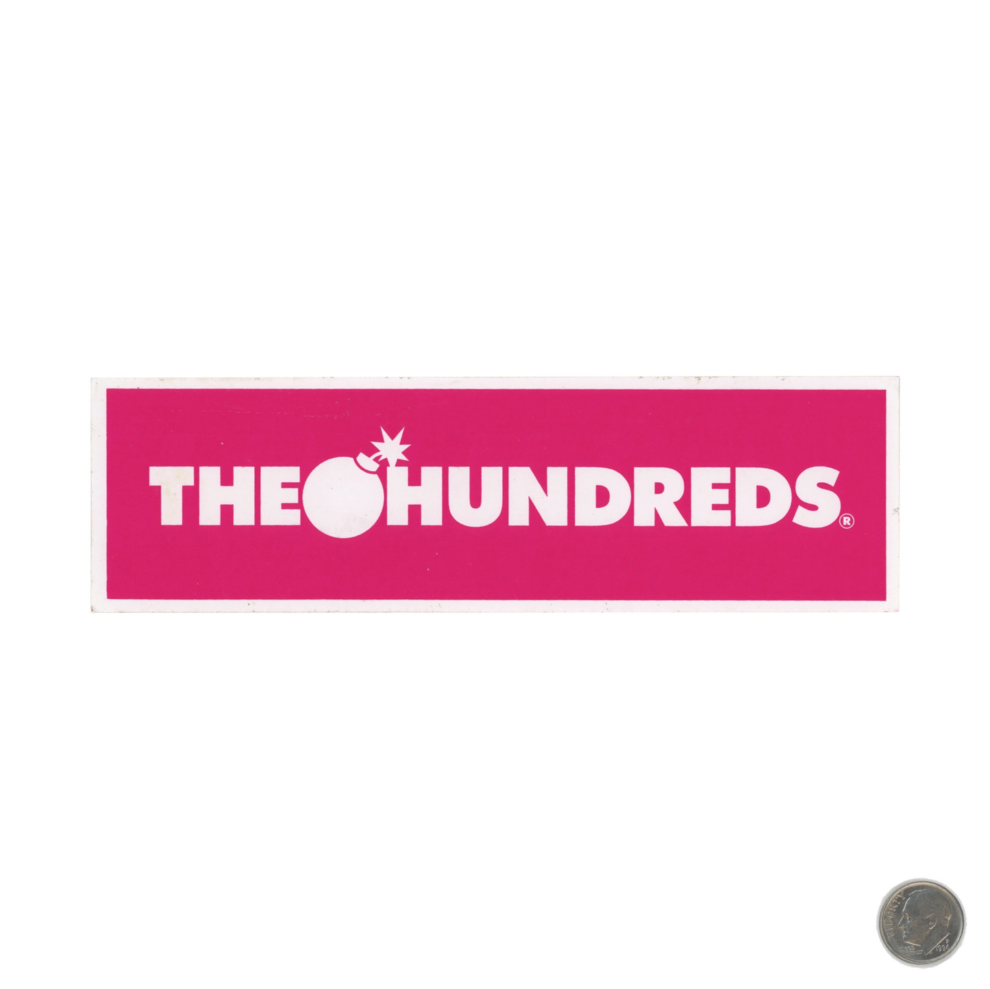 The Hundreds Pink Logo Sticker