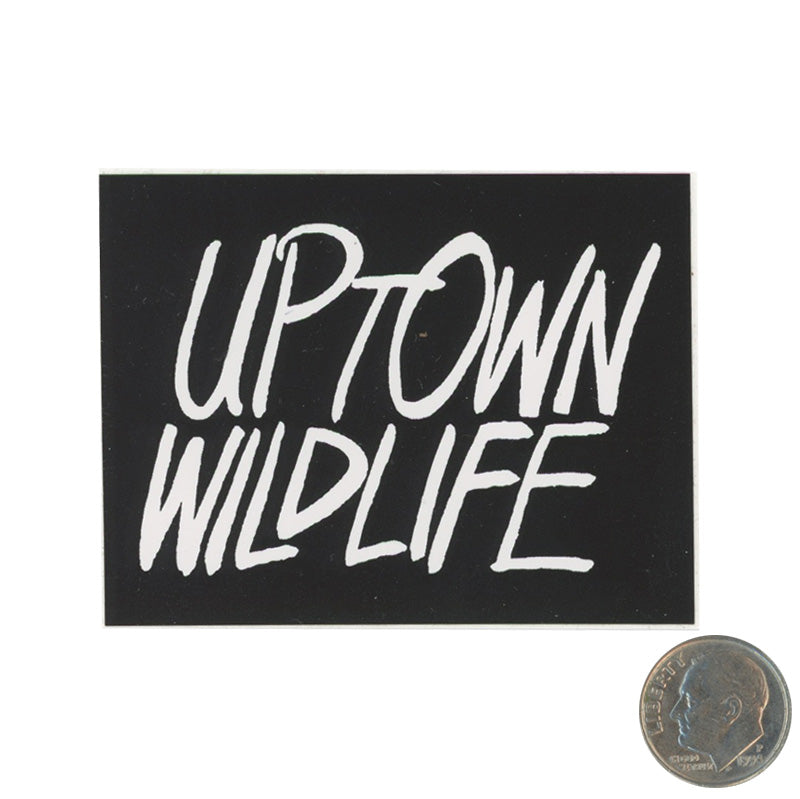 Only NY Uptown Wildlife Sticker with dime
