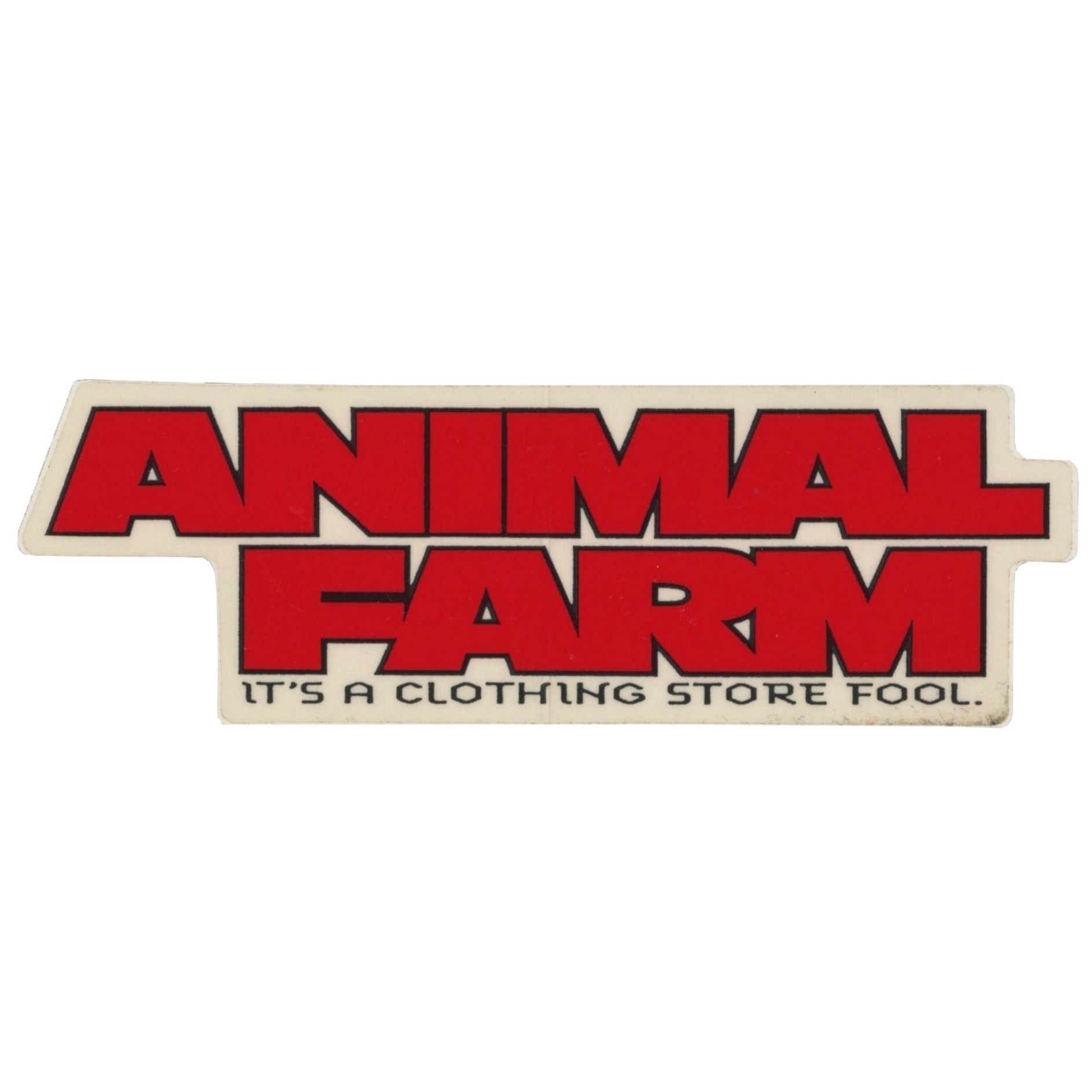Animal Farm Miami Store Sticker