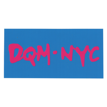 DQM NYC Pink/Blue Logo Sticker