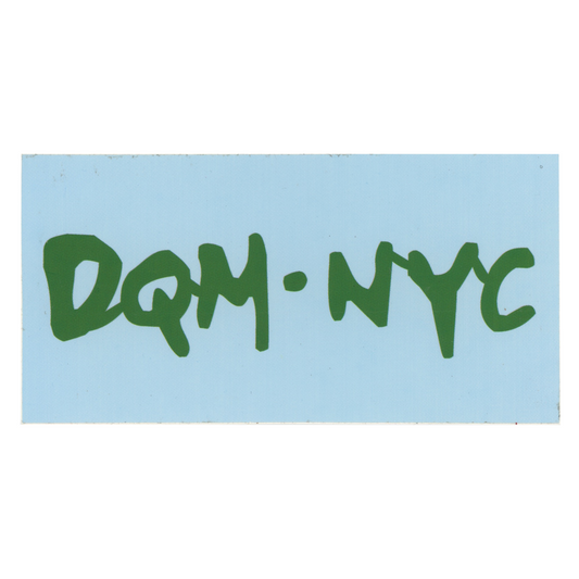 DQM NYC Green/Blue Logo Sticker