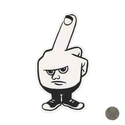 A NY Thing Middle Finger Guy Sticker