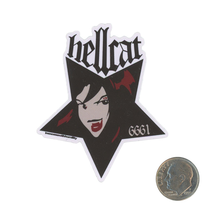 Hellcat Studios Thorn Graphic Sticker with dime