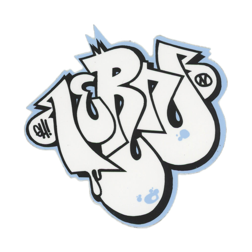 Lern Graffiti Writer Blue Tag Sticker