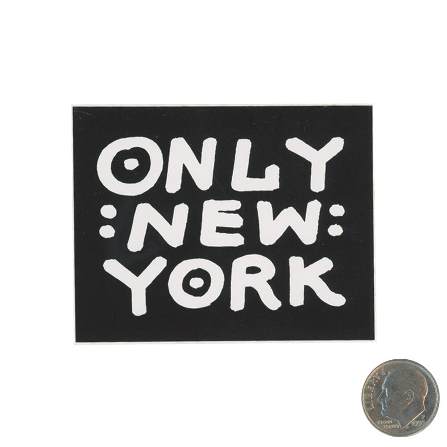 Only NY Snoe Man Collaboration Sticker with dime