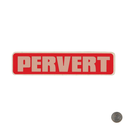 Pervert Logo Sticker