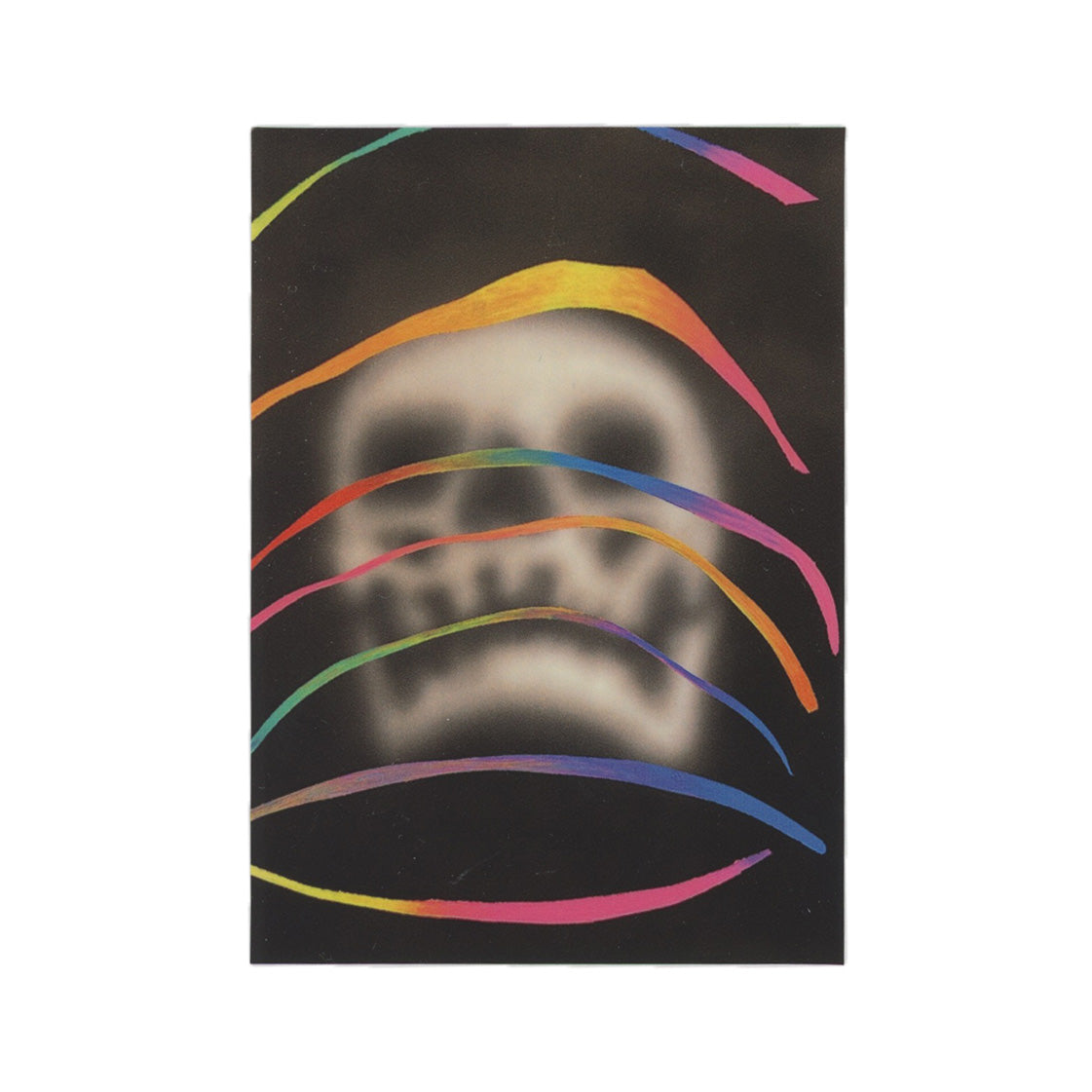 Erik Foss Blurry Skull Sticker