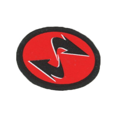 Futura 2000 & Stash Arrow Red Black Sticker