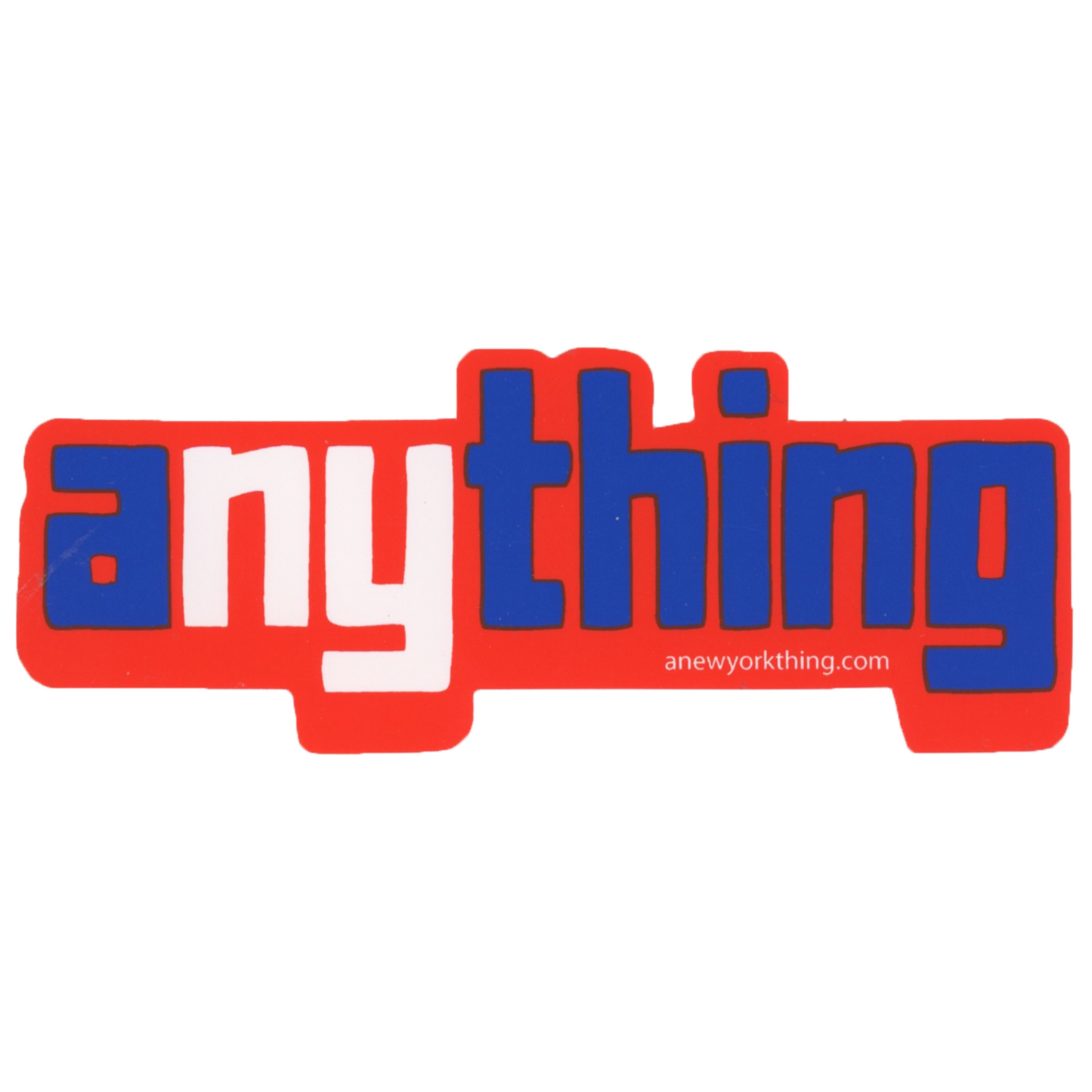 Anything NY Giants Style Logo Sticker