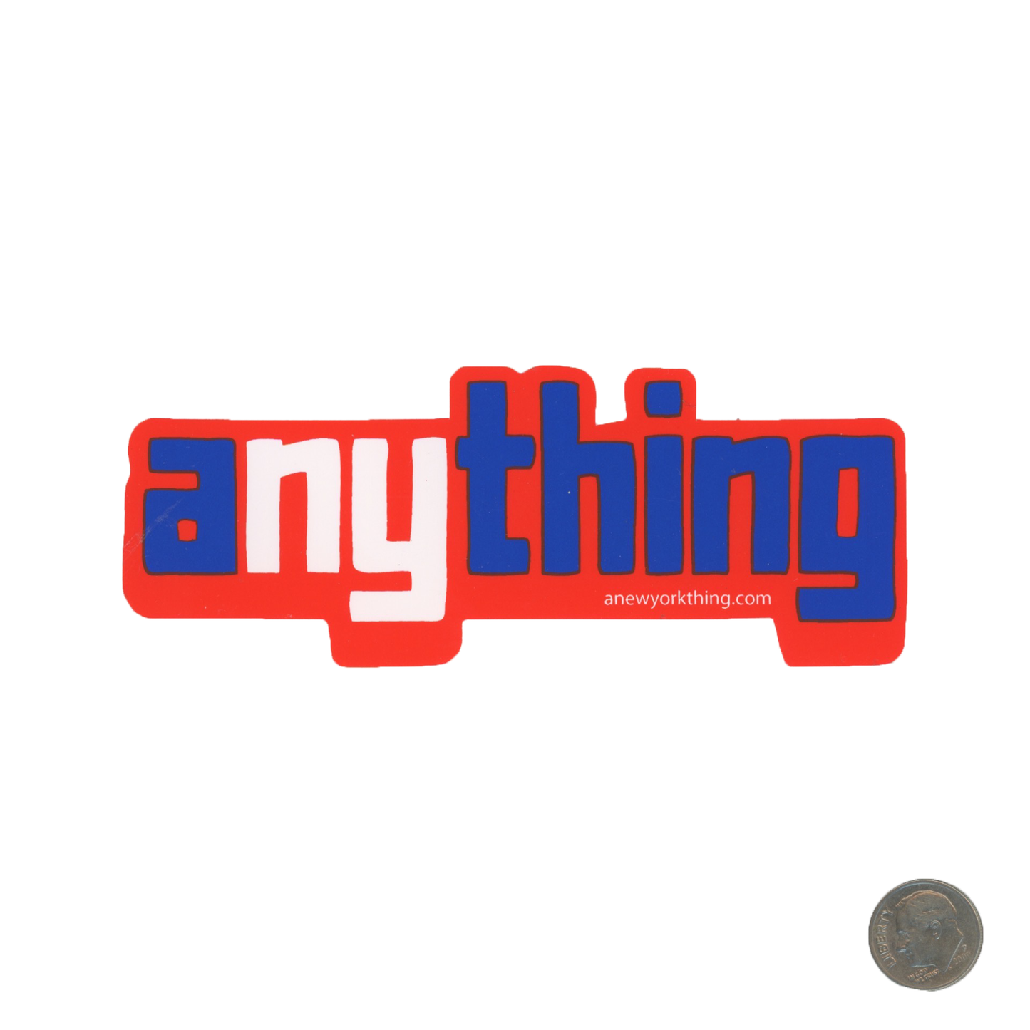Anything NY Giants Style Logo Sticker
