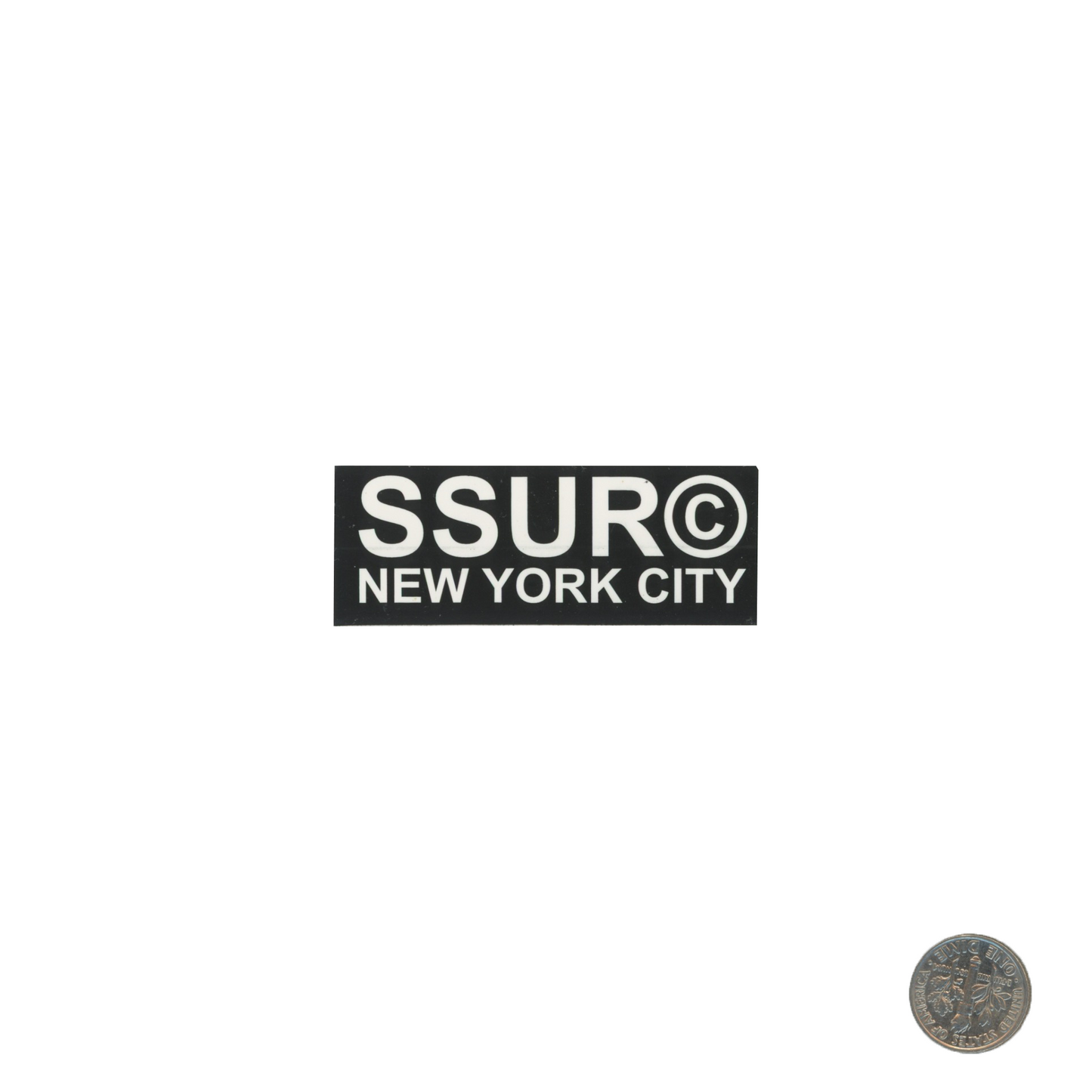 SSUR New York City Logo Sticker