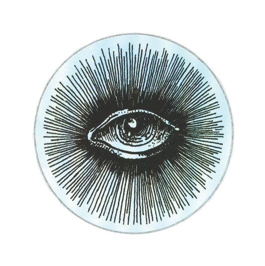 The Hunt NYC Eye Logo Blue Sticker