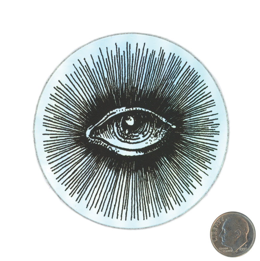 The Hunt NYC Eye Logo Blue Sticker