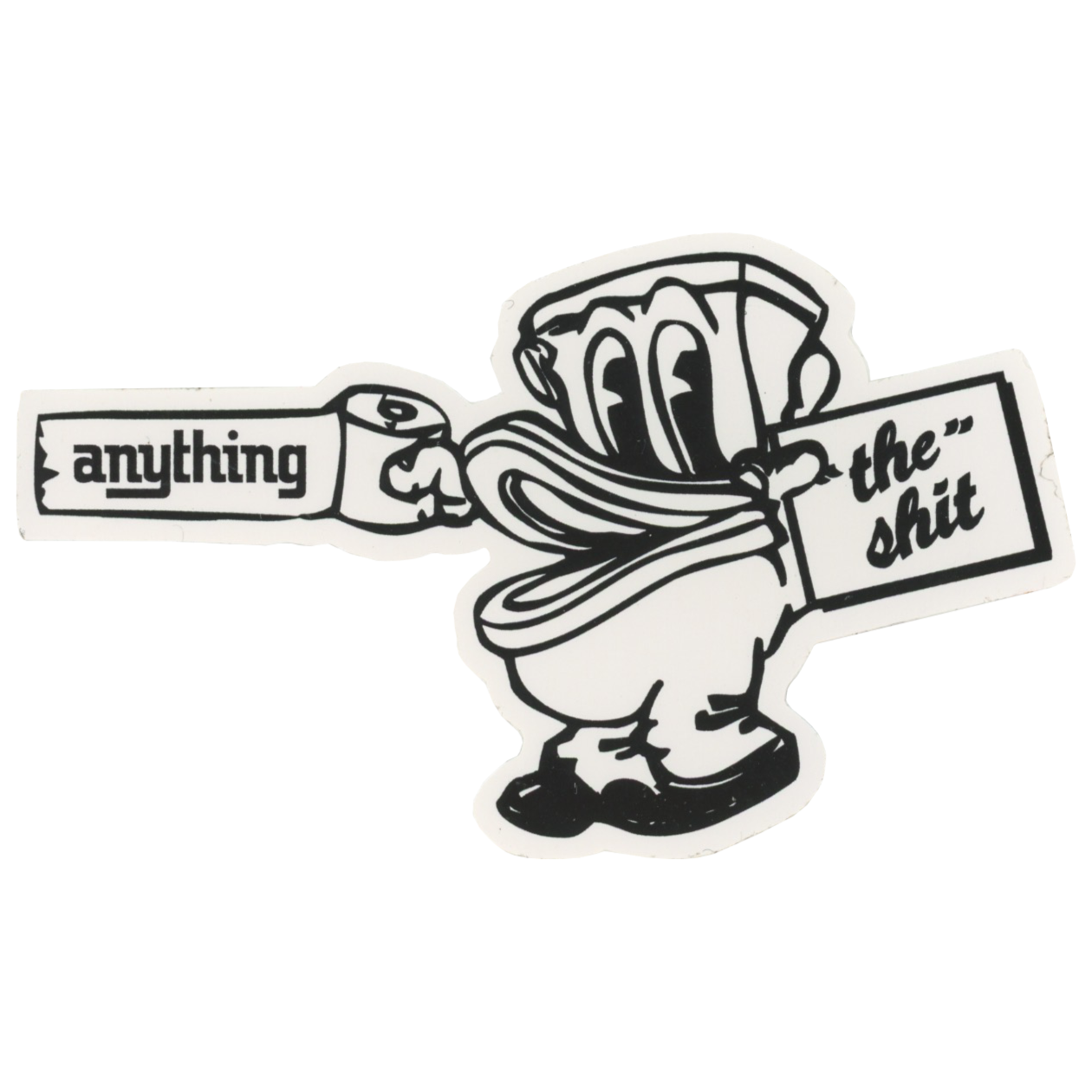 A NY Thing The Shit Toilet Character Sticker