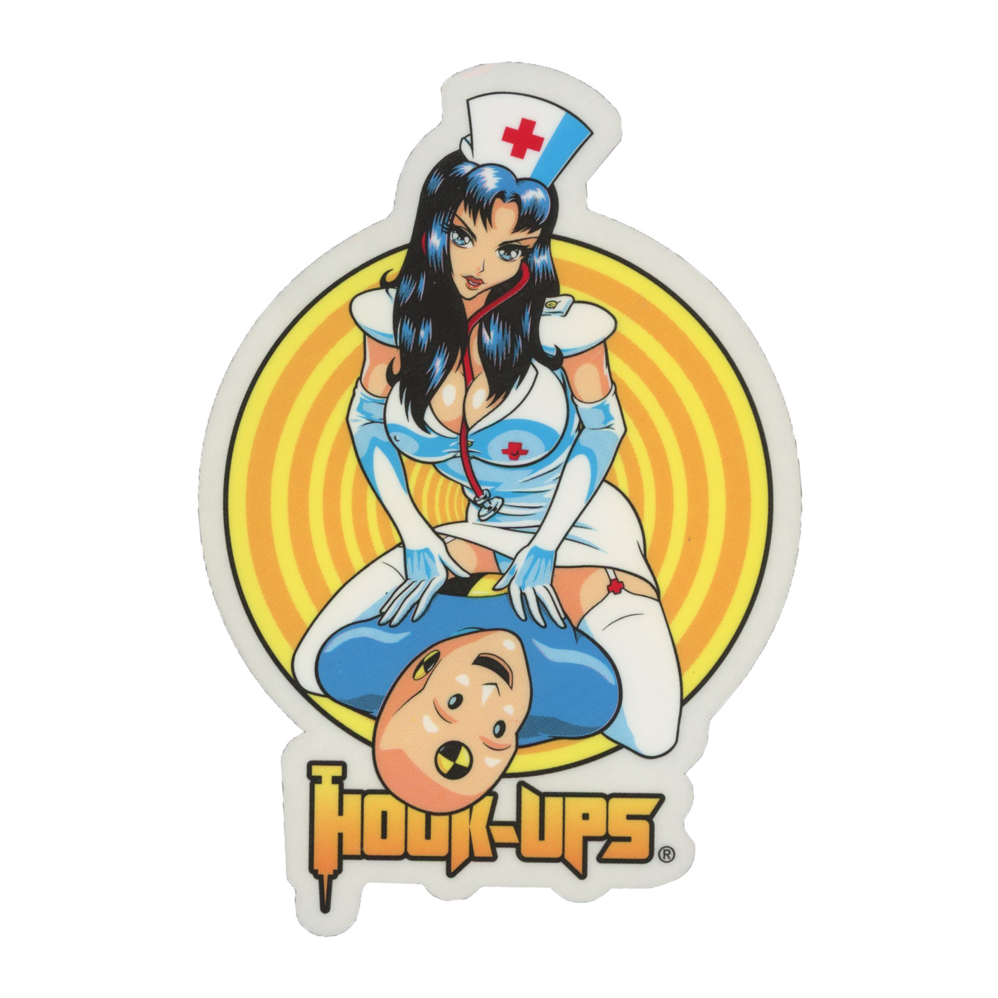Hook Ups Nurse W/ Dummy Sticker